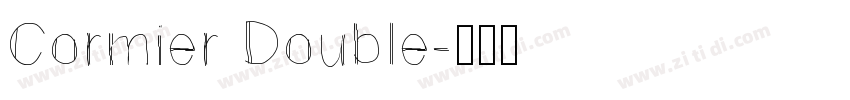 Cormier Double字体转换